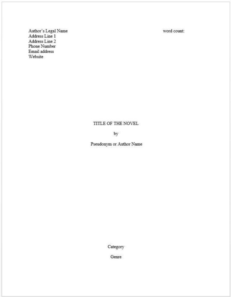 Book manuscript format guidelines - Chad S. White